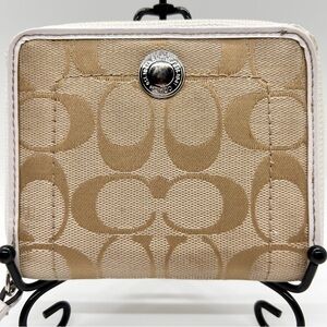 Coach Tan Signature Wallet